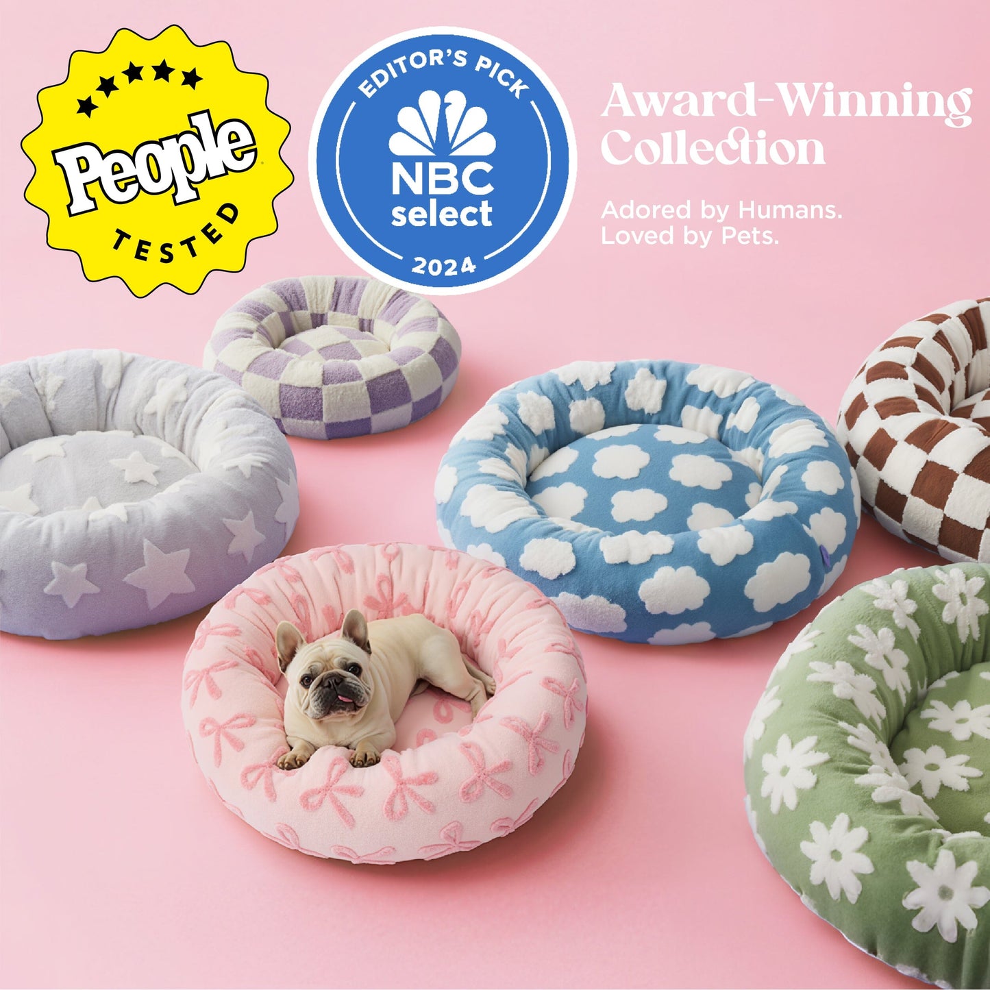 Aurests Donut Dog Bed