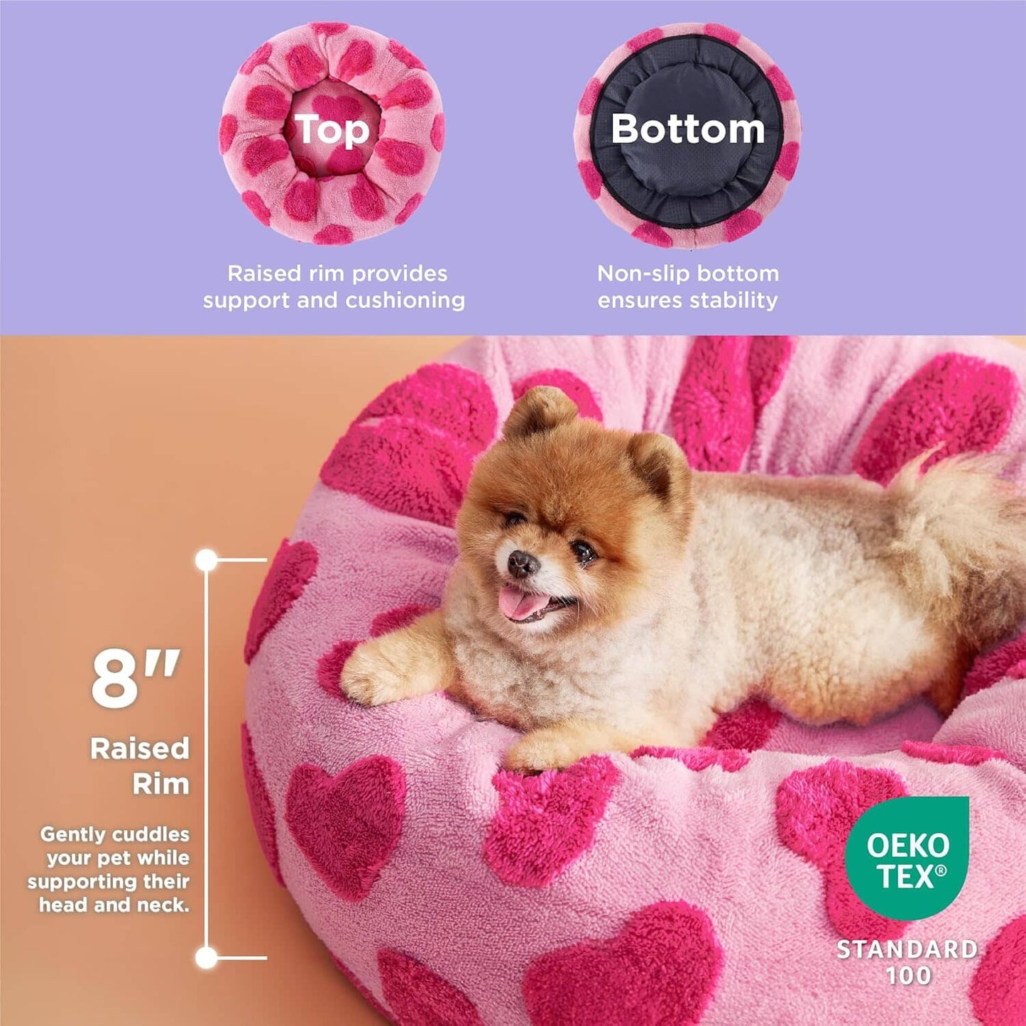 Aurests Donut Dog Bed