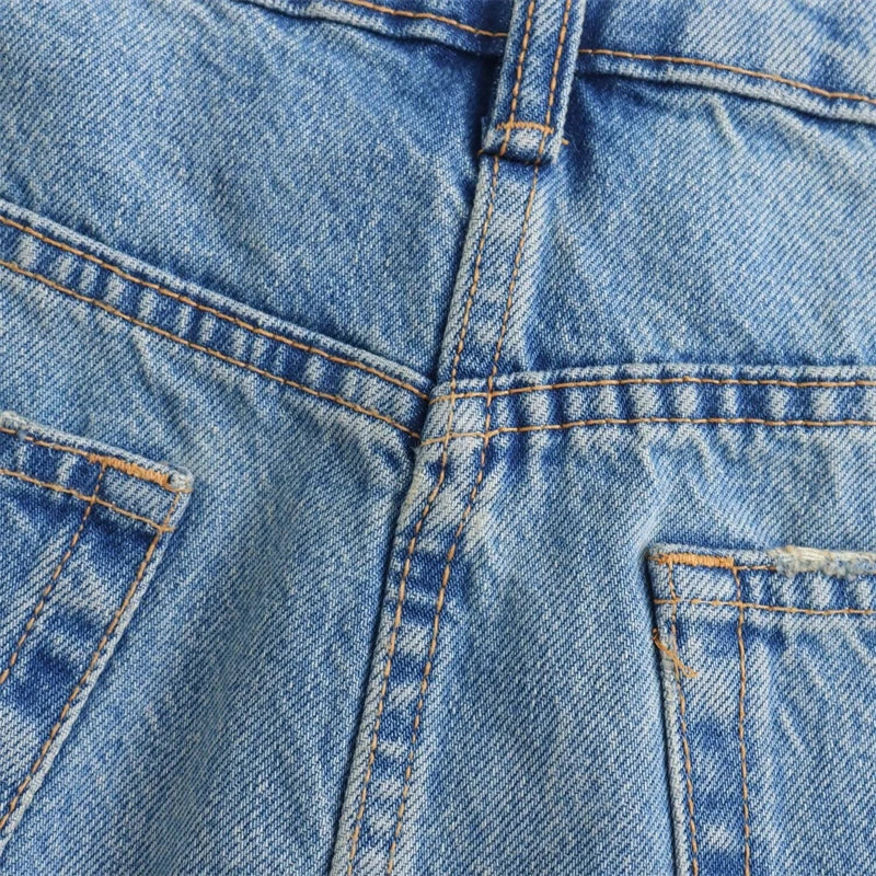 2024 New Spring and Summer Women's Mini Skirts Fashion Women Denim Skirts Casual Chic High Street Ladies Skirt