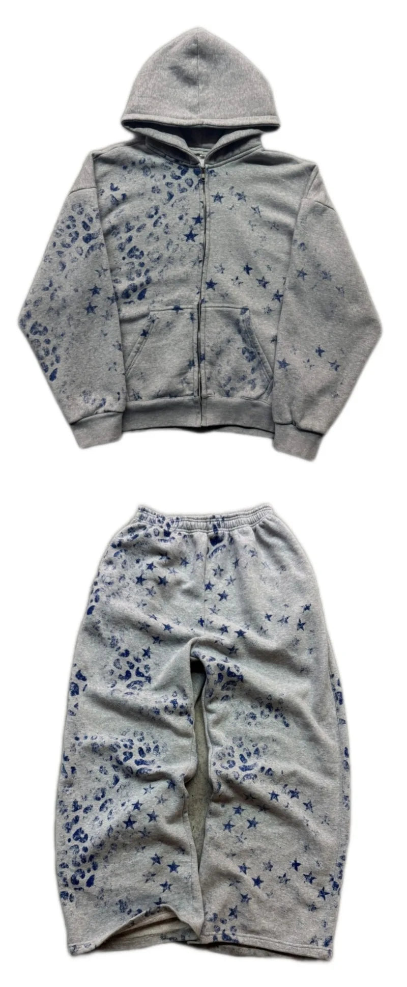 Y2K new fashion pattern printed women hoodie casual pants Harajuku hip-hop punk style men and women suit