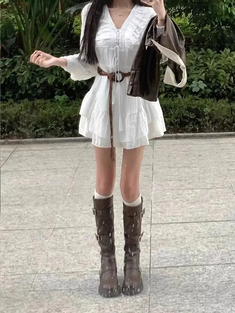 2025 New Women's Thi Heel Western Cowboy Knight Boots Winter over Knee Vintage Mermaid Long Tube Boots Faionable