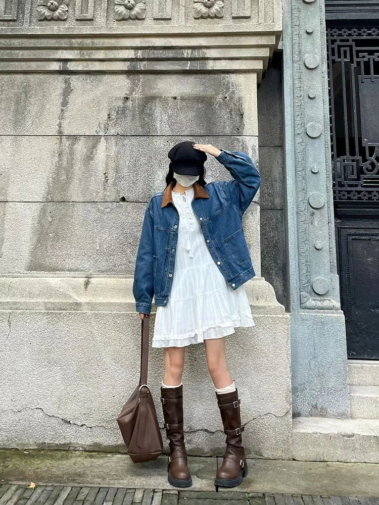 2025 New Women's Thi Heel Western Cowboy Knight Boots Winter over Knee Vintage Mermaid Long Tube Boots Faionable