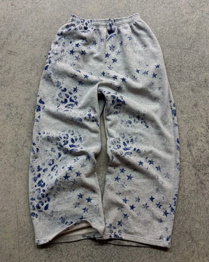 Y2K new fashion pattern printed women hoodie casual pants Harajuku hip-hop punk style men and women suit