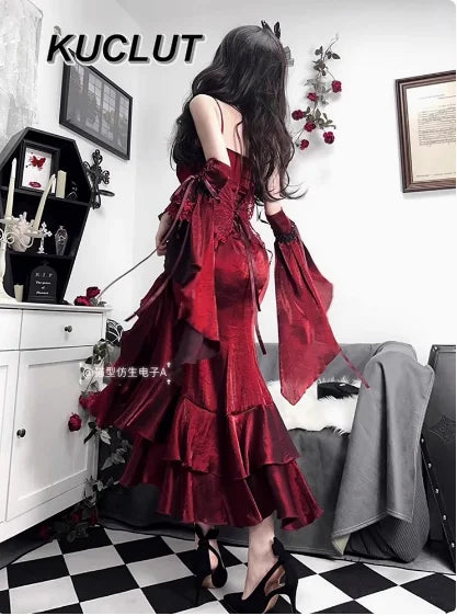 2025 New Summer Sweet and Cute Halter Dress Y2k Lolita Style Solid Color Elegant Sexy Spaghetti Strap Dresses for Women
