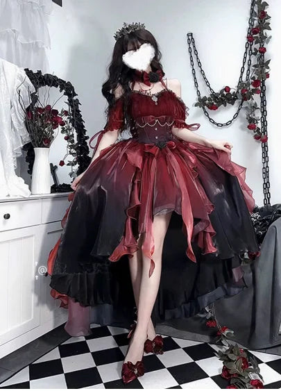 2025 New Summer Sweet and Cute Halter Dress Y2k Lolita Style Solid Color Elegant Sexy Spaghetti Strap Dresses for Women