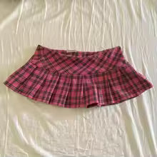 y2k Summer Mini skirt for women Retro punk fashion women pleated skirt plaid skirt Button College style sexy Spice girls skirts