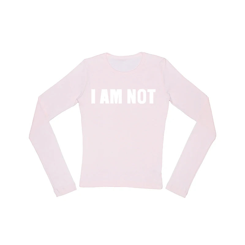 Y2K Harajuku Aesthetic Gothic Fairycore Long Sleeve Tee Character Slim Chic Print Casual Crop Top Grunge Punk Hip Hop Streetwear