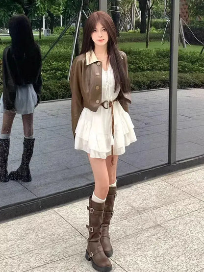 2025 New Women's Thi Heel Western Cowboy Knight Boots Winter over Knee Vintage Mermaid Long Tube  Boots Faionable
