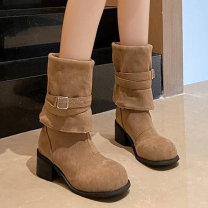2024 NEW YEAR Women High Quality Wasteland Y2k Style Vintage Detachable Boot Barrel Western Boots for Women Boot Shoes 35-42